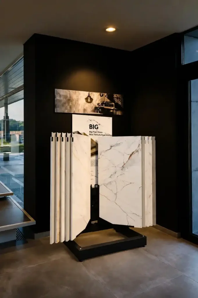 Premium marble panel showcase